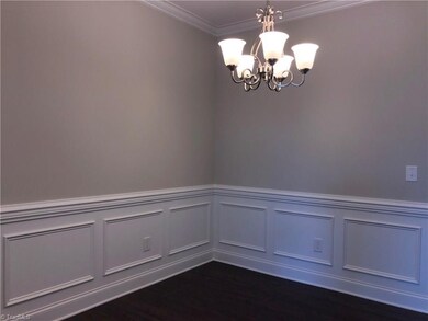 Dining Room with upgraded Traditional Trim Package
