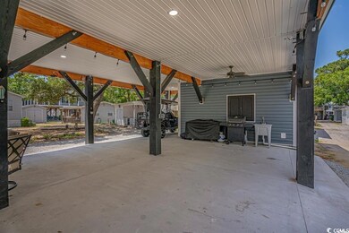 View of patio / terrace featuring ceiling fan