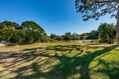 View of lake from spacious back yard
