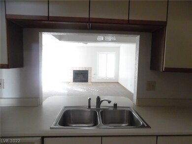 kitchen looking into living room