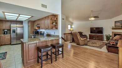 Kitchen & Living Room