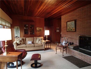 Living Room. Magnificent wood ceilings and wall of