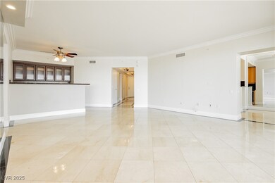Unfurnished living room with baseboards, ornamenta