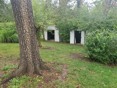 Two small storage sheds.
