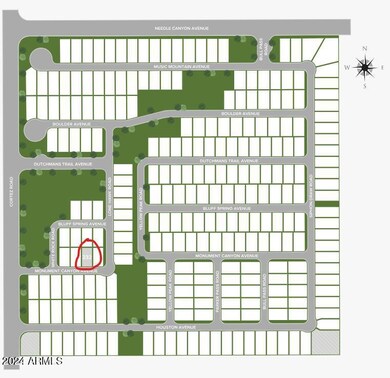 lot 232 homesite map