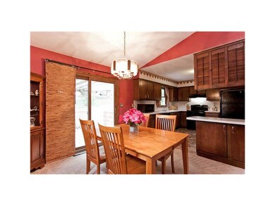 Dining Area. Vaulted dining room