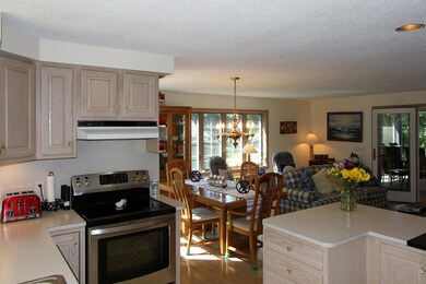 Open Concept Kitchen, dining, living