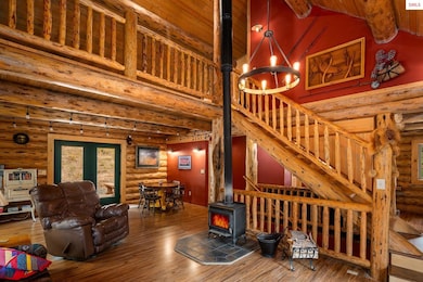 Main floor with staircase.
