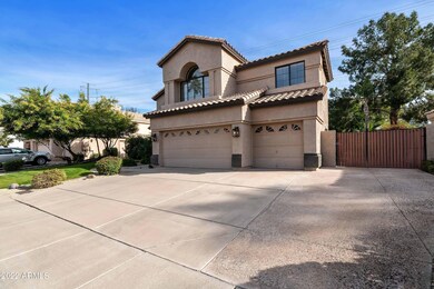 3 car garage and double RV gate