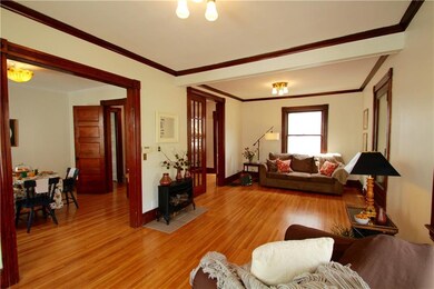 Large living room spans the front of the home! New