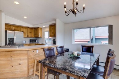Open kitchen and dining room area great for entert
