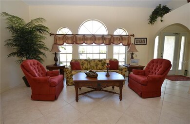 Arched door ways and 18' diagonal tile throughout 