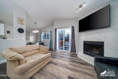 patio door to deck