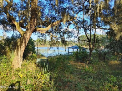 View of lake and dock
