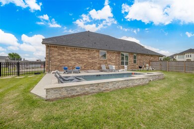 In ground Pool on side of house