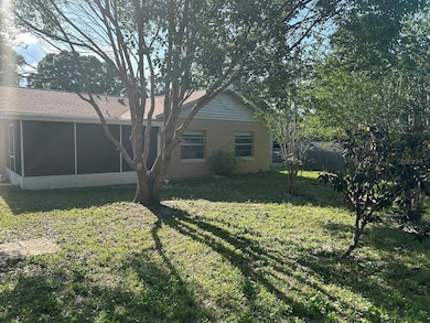 Backyard view taken from South East corner toward house