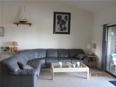 Living Room. light and bright...with vaulted ceili