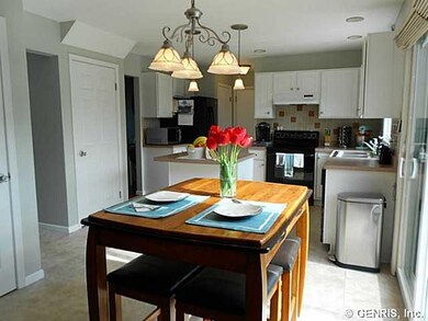Kitchen. Just a step away from the great room is t