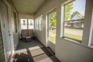 Enclosed front porch