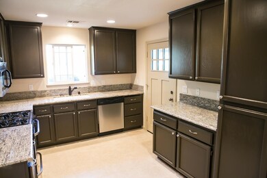 Kitchen with granite