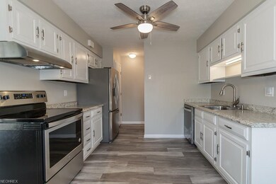 Brand new stainless steel appliances, ceiling fan,