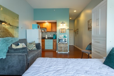 Studio with kitchenette