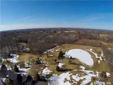 Aerial View. 10 Private acres, woods, gardens, fru