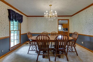 Formal dining room with great natural light