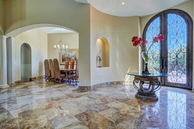 Foyer, looking into dining room