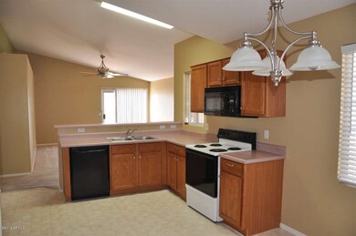 Kitchen open to Family Room