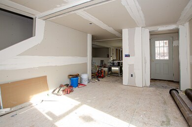 Looking into the kitchen