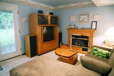 Family Room in lower area also features double doo