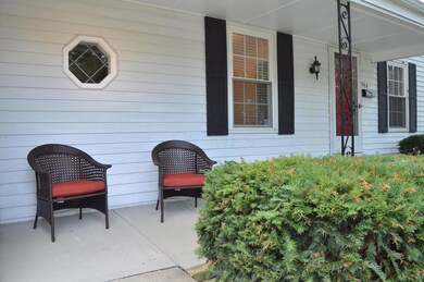 Relax on your covered front porch!