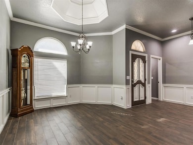 Formal dining room looking toward front door.