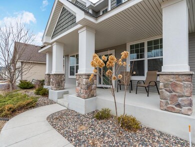 Gorgeous stone front welcomes you and your guests.