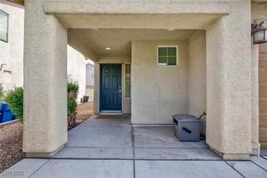 Doorway to property with a patio and stucco siding