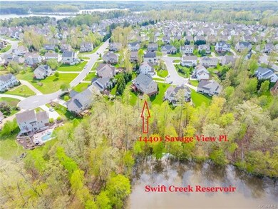 Just 50 feet of community common space (wooded are
