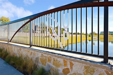 Gate with a water view