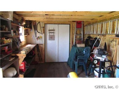 Exterior Back Inside of shed
