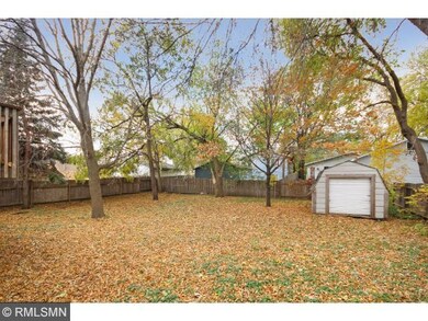 View of backyard- you can tell by all the leaves t