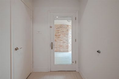 New double paned entry door with operable inset sh
