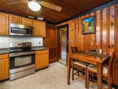 Eat in kitchen with access to living room.