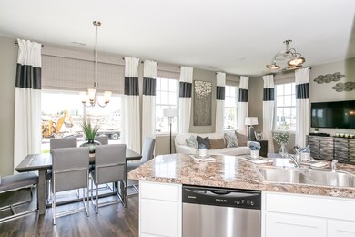 Model home pictured- features, options, and colors