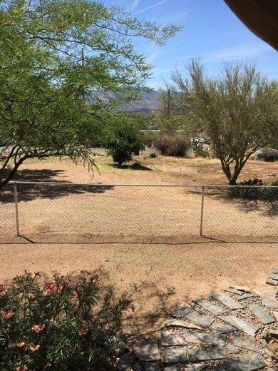 front yard view from covered deck