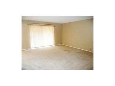 Living Room Has Warm Neutral Paint and Carpet With