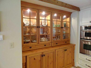 Kitchen. Beautiful built-in hutch