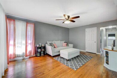 Living room view from entry door