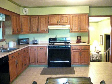 Kitchen. Plenty of space in this large eat-in-kitc