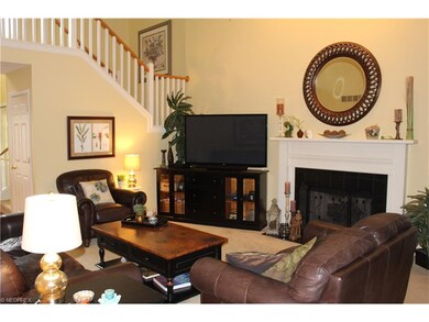 Large family room with vaulted ceilings!