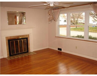 Living Room. Fireplaced living room.  All the wind